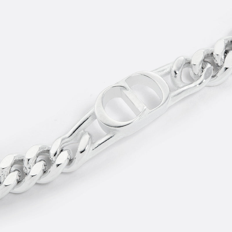 CD Icon Thin Chain Link Bracelet