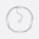 CD Icon Thin Chain Link Bracelet