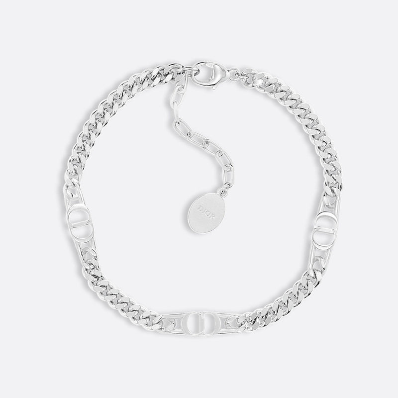 CD Icon Thin Chain Link Bracelet