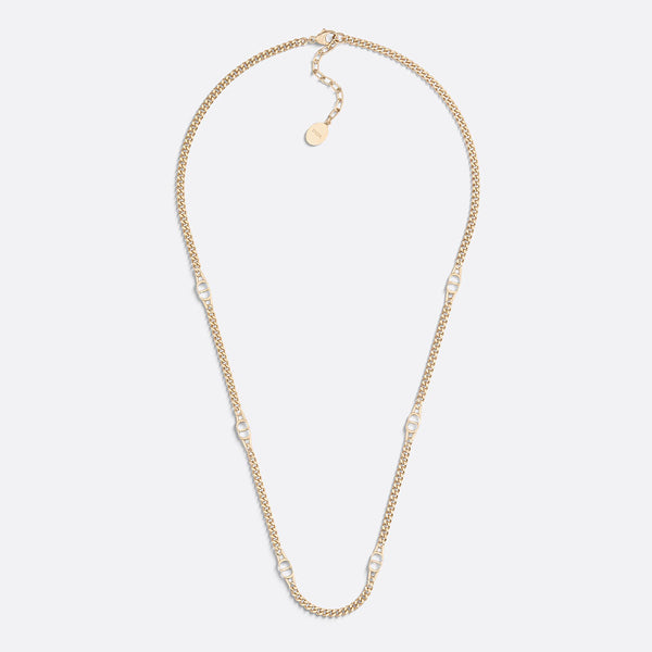 CD Icon Thin Chain Link Necklace