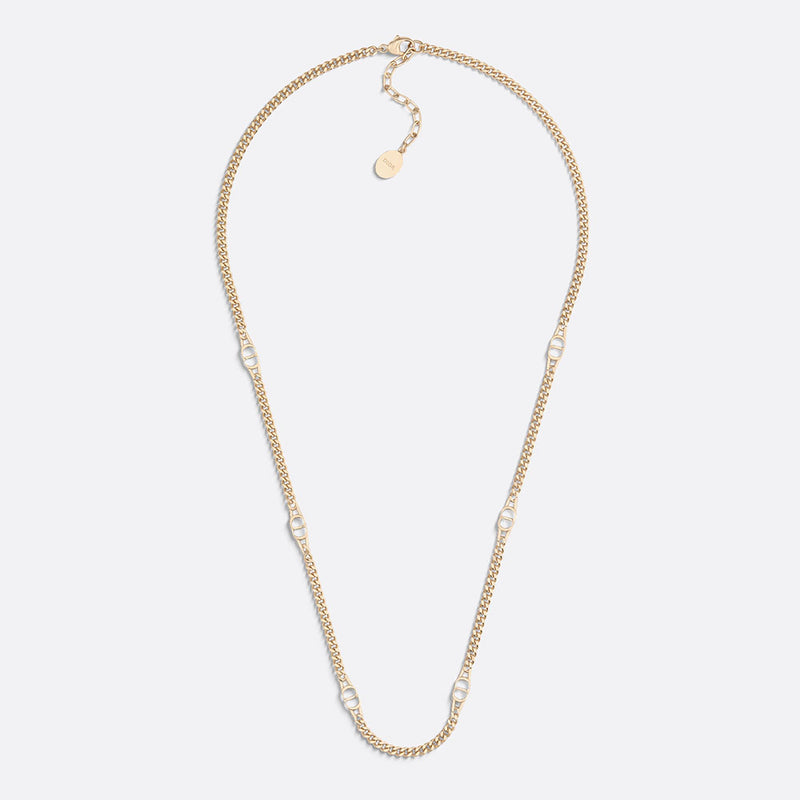 CD Icon Thin Chain Link Necklace