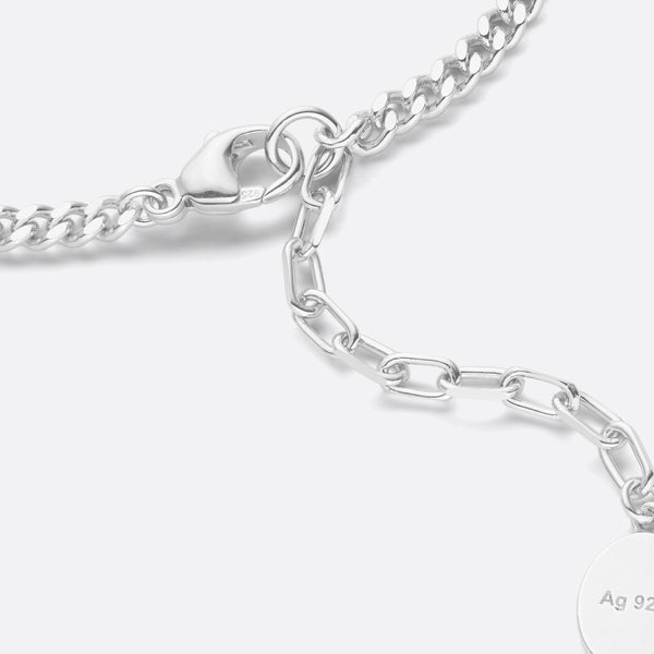 CD Icon Thin Chain Link Necklace