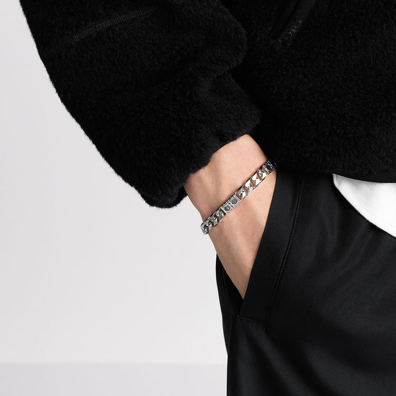 Cannage Chain Link Bracelet