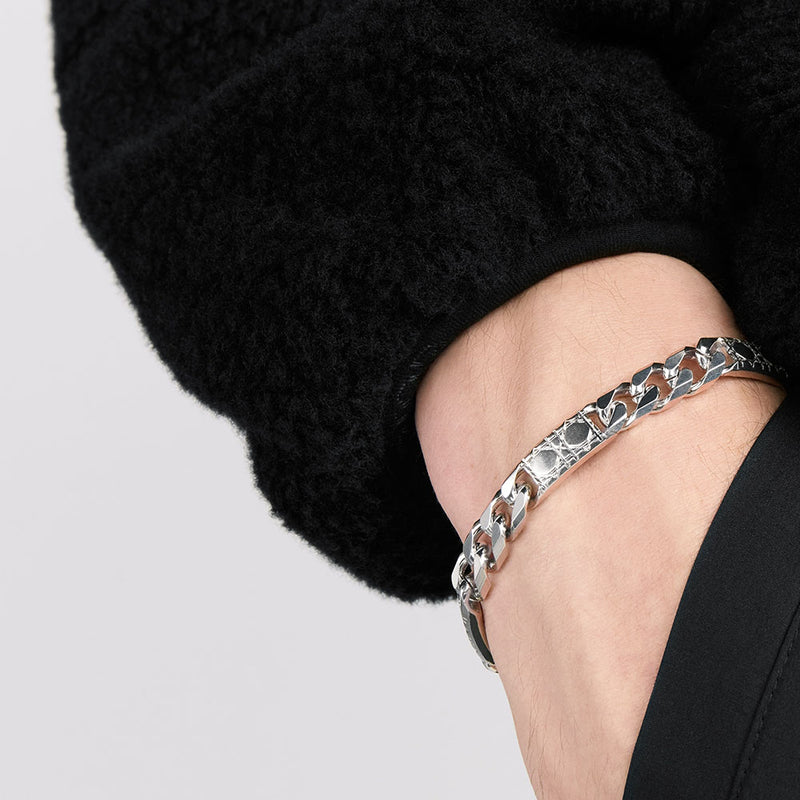 Cannage Chain Link Bracelet