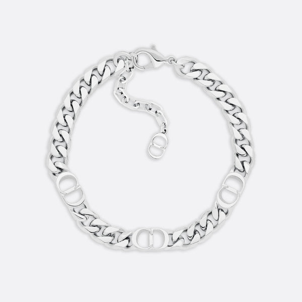 CD Icon Thin Chain Link Bracelet