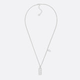 Cannage Plate Pendant Necklace
