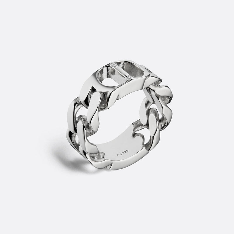 CD Icon Chain Link Ring