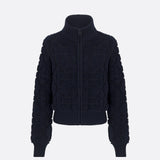 DiorAlps Macrocannage Zipped Cardigan