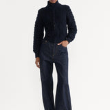 DiorAlps Macrocannage Zipped Cardigan