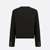 Microcannage Cropped Jacket