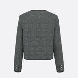 Macrocannage Cropped Jacket