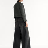 Macrocannage Cropped Jacket