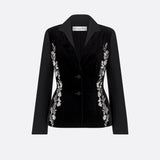 Embroidered Fitted Jacket