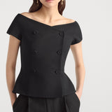 Off-The-Shoulder Jacket