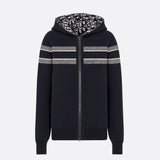 Reversible Zipped Cardigan with Hood