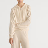 Hooded Zipped Cardigan