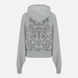 Hooded Zipped Cardigan