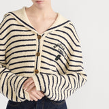 Dior Mariniere Cardigan with Sailor Collar