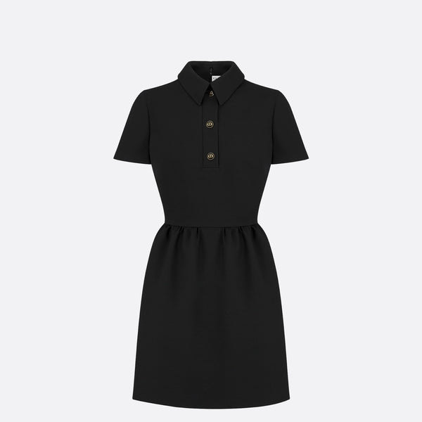 Fitted Dress with CD Buttons