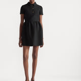 Fitted Dress with CD Buttons