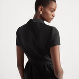 Fitted Dress with CD Buttons