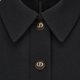 Fitted Dress with CD Buttons