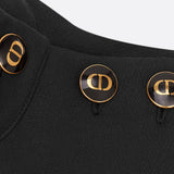 Short Dress with CD Buttons