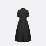 Mid-Length Belted Dress