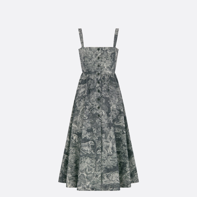 Dioriviera Mid-Length Flared Dress