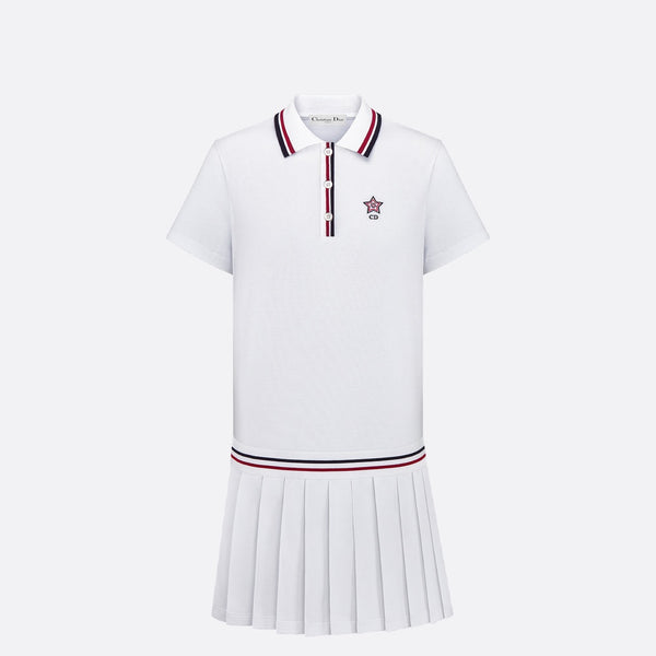 Dior Vibe Short Pleated Polo Dress