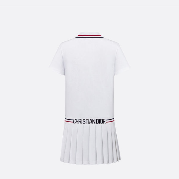 Dior Vibe Short Pleated Polo Dress