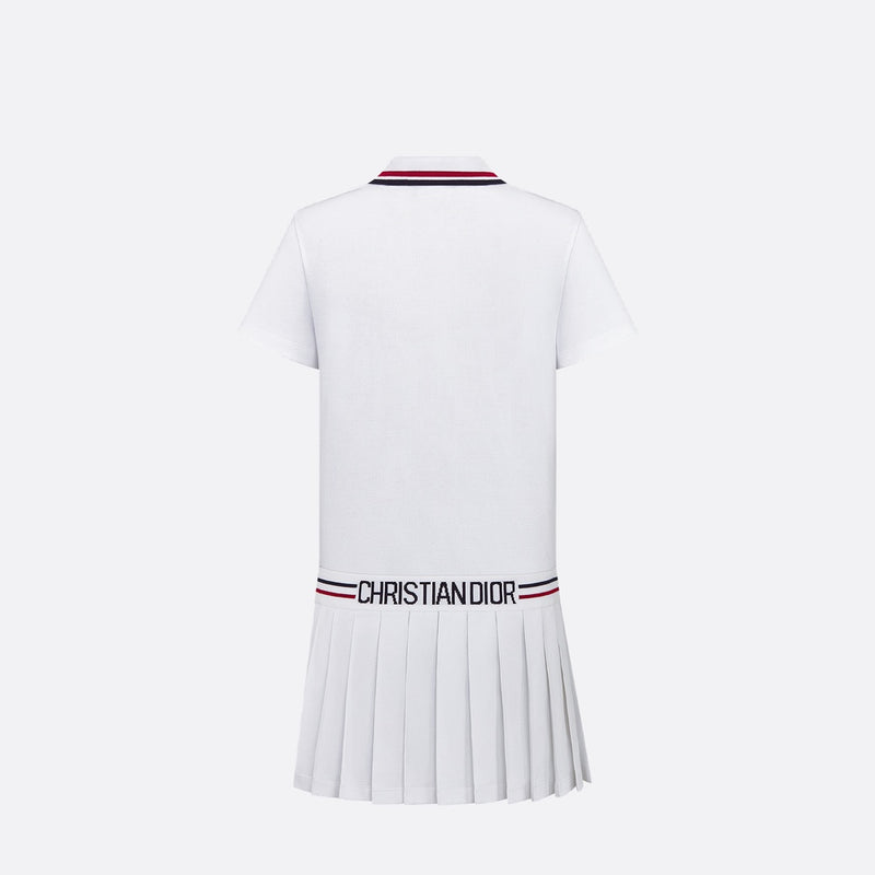Dior Vibe Short Pleated Polo Dress