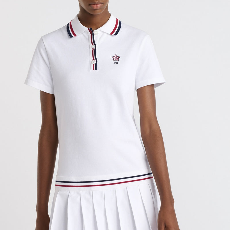 Dior Vibe Short Pleated Polo Dress