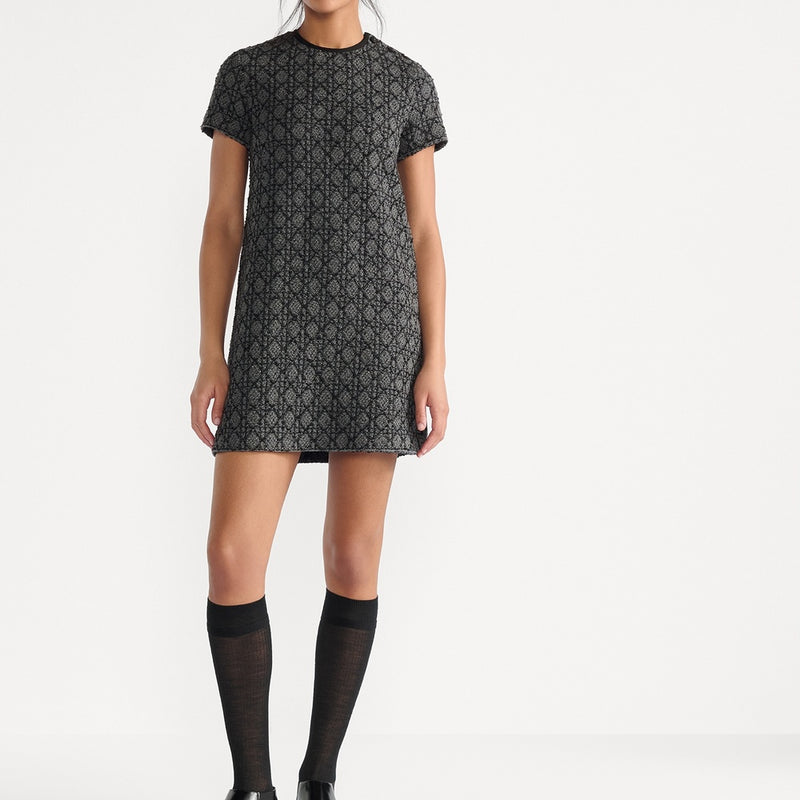 Short Macrocannage Dress