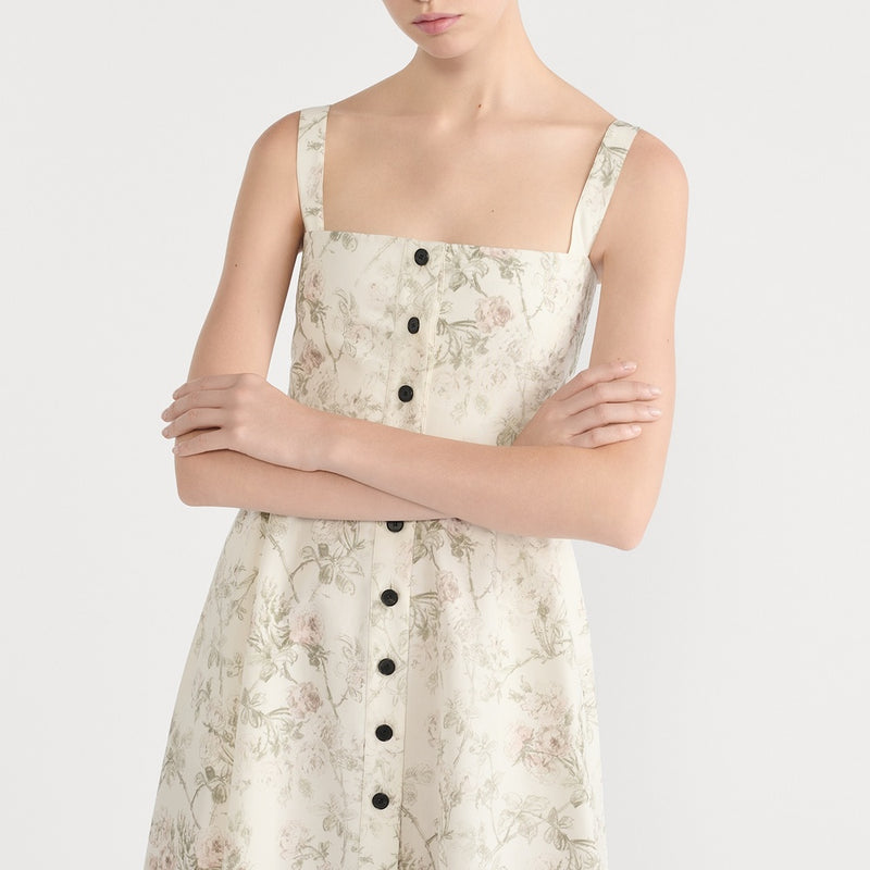 Mid-Length Flared Dress