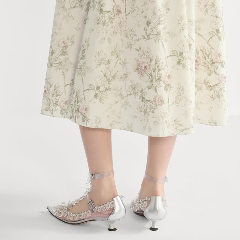 Mid-Length Flared Dress