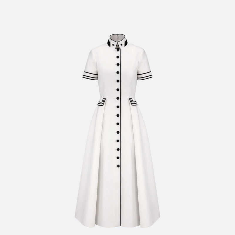 Mid-Length Belted Shirtdress