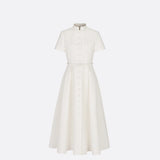 Mid-Length Belted Shirtdress