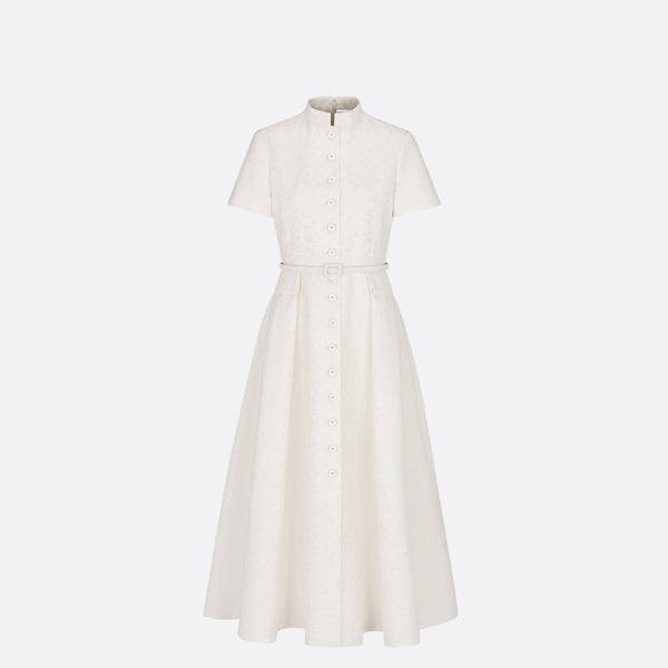 Mid-Length Belted Shirtdress