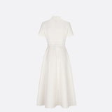 Mid-Length Belted Shirtdress