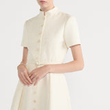 Mid-Length Belted Shirtdress
