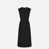 Mid-Length Belted Dress