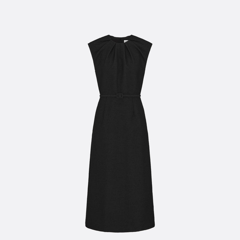 Mid-Length Belted Dress