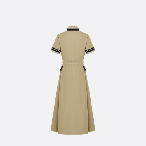 Mid-Length Flared Shirtdress