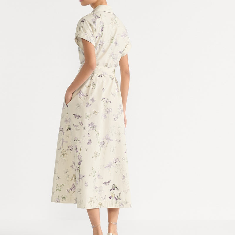 Mid-Length Belted Shirtdress