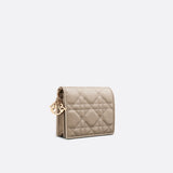 Mini Lady Dior Gardenia Wallet