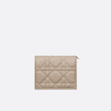 Mini Lady Dior Gardenia Wallet