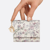 Lady Dior Lotus Wallet