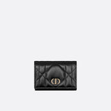 Dior Caro Glycine Wallet with Crystals