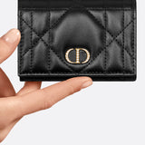 Dior Caro Glycine Wallet with Crystals
